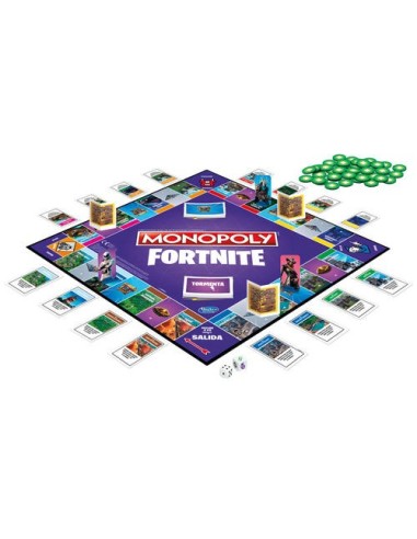Ofertón Hasbro  Juego monopoly fortnite portugues