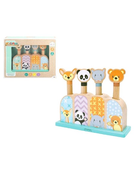 Comprar WOOMAX  Pop up animales madera