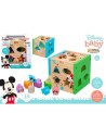 Cubo formas madera mickey minnie disney