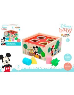 Cubo formas madera mickey...