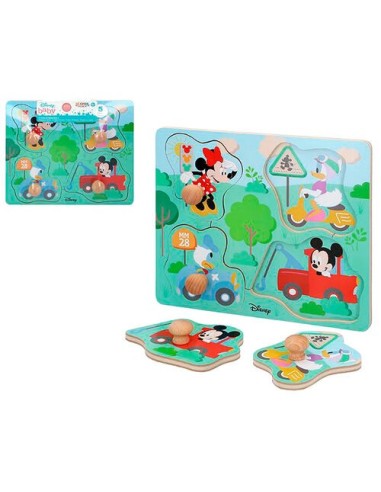 Mejor Precio en WOOMAX  Puzzle madera figuras mickey disney