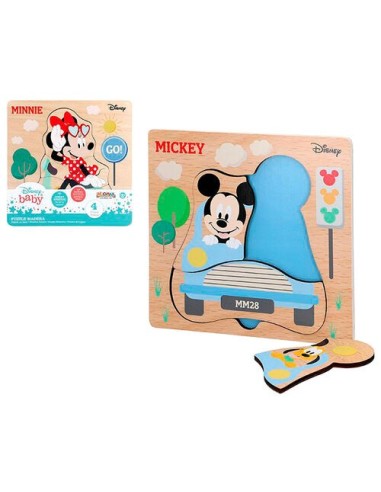 Ofertón WOOMAX  Puzzle madera mickey minnie disney surtido