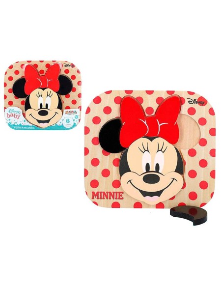 Oferta - WOOMAX  Puzzle madera minnie disney