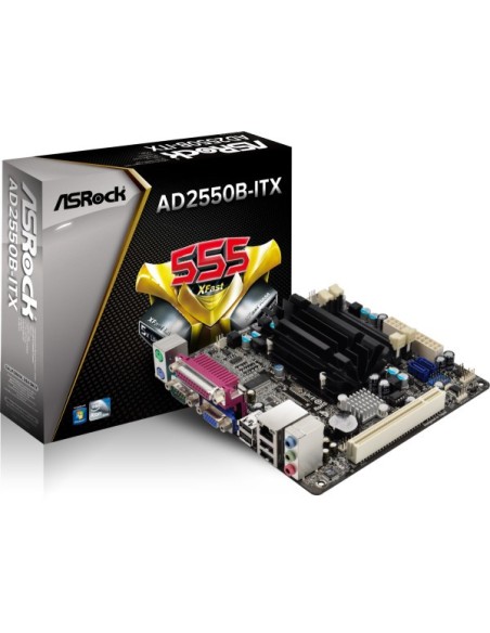 Asrock AD2550B-ITX - Placa base (DDR3-SDRAM, SO-DIMM, 1066 MHz, USB 3.0): Kiwiku.com: Informática
