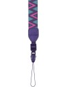 Fujifilm Instax Strap purple / triangles