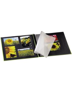 Comprar Hama Fine Art - Álbum de fotos, 50 páginas negras (25 hojas), álbum con espiral, 36 x 32 cm. 10610 2