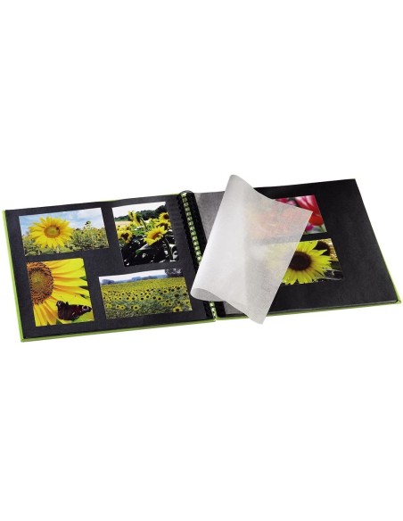 Comprar Hama Fine Art - Álbum de fotos, 50 páginas negras (25 hojas), álbum con espiral, 36 x 32 cm. 10610