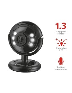 Compra La Webcam TRUST Spotlight Pro 1,3 Mpx Con Micrófono Y Zoom Óptico 3x En Kiwiku