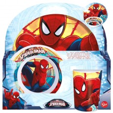 Set melamina spiderman marvel