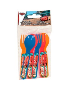 Mejor Precio en STOR  Set 6 cubiertos cars disney neon racers picnic
