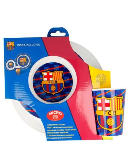 Oportunidad STOR  Set desayuno f.c barcelona microondas