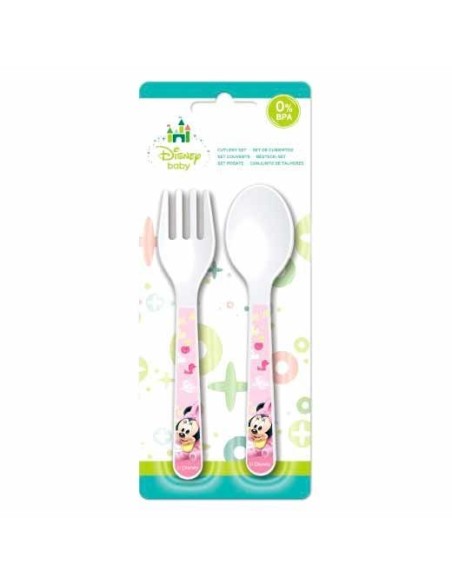 Oferta - STOR  Set 2 cubiertos minnie disney baby