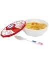 Cuenco peppa pig baby tapa + cuchara