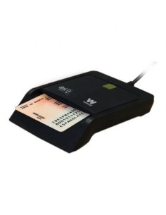 Lector De Dni y Tarjetas Inteligentes Woxter Negro PE26-003
