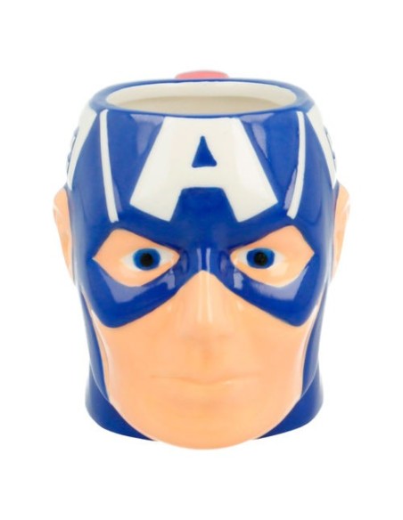 Mejor Precio en STOR  Taza 3d cabeza capitan america marvel