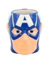 Taza 3d cabeza capitan america marvel