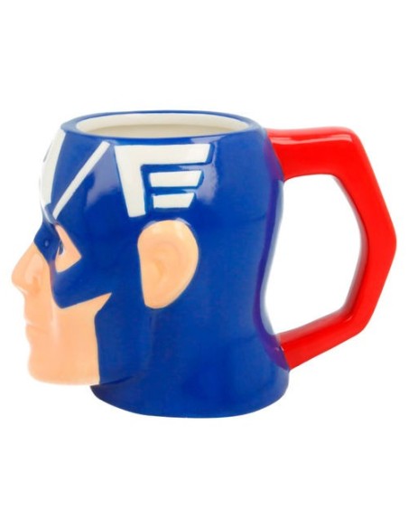 Mejor Precio en STOR  Taza 3d cabeza capitan america marvel