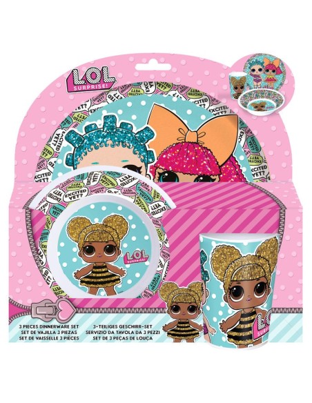 Mejor Precio en STOR  Set desayuno lol surprise melamina