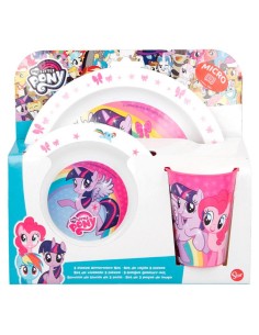 Oportunidad STOR  Set desayuno mi pequeño pony microondas