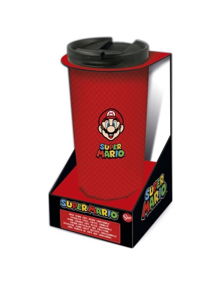 Oferta - STOR  Vaso cafe acero inoxidable super mario bros nintendo 425ml