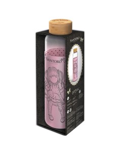 Ofertón STOR  Botella cristal gorjuss funda silicona 585ml