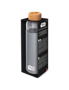 Oferta - STOR  Botella cristal star wars funda silicona 585ml