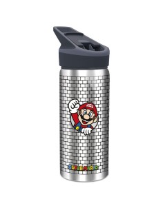 Ofertón STOR  Cantimplora aluminio super mario bros nintendo