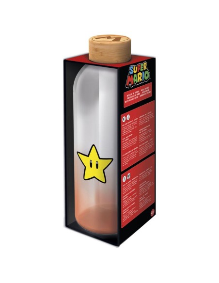 Ofertón STOR  Botella cristal super mario bros nintendo 1030ml