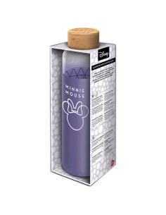 Oferta - STOR  Botella cristal minnie disney funda silicona 585ml