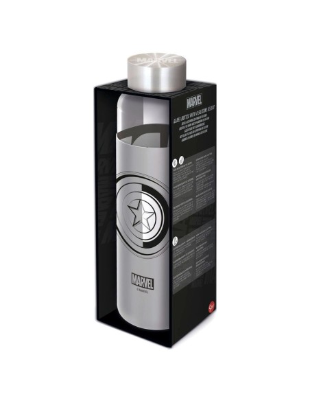 Mejor Precio en STOR  Botella cristal vengadores avengers marvel funda silicona 585ml