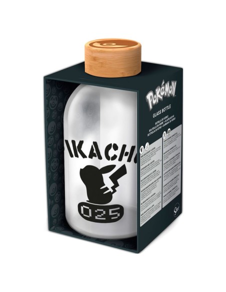 Comprar STOR  Botella cristal pikachu pokemon distorsion 620ml