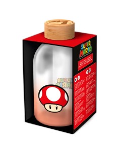 Oportunidad STOR  Botella cristal super mario bros nintendo 620ml