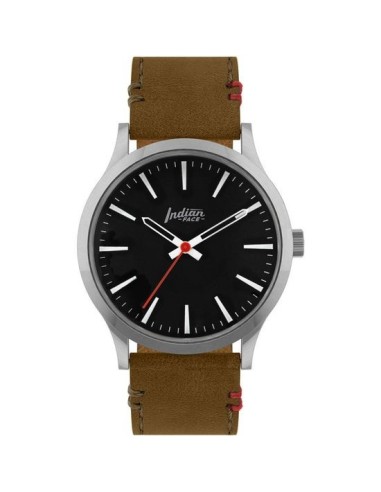 Comprar THE INDIAN FACE 62725 Reloj latitude silver and black - pulsera marrón