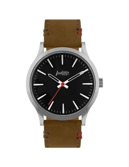 Comprar THE INDIAN FACE 62725 Reloj latitude silver and black - pulsera marrón