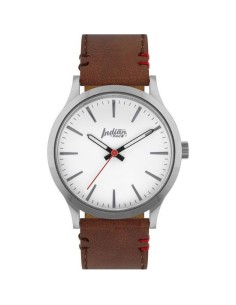Oferta - THE INDIAN FACE 62723 Reloj latitude silver and white - pulsera marrón 2