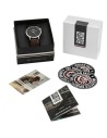Reloj scope silver and black - pulsera marrón THE INDIAN FACE