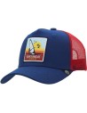 Gorra the indian face born to windsurf azul y rojo