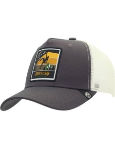 Ofertón THE INDIAN FACE 66560 Gorra the indian face born to climb gris y blanco