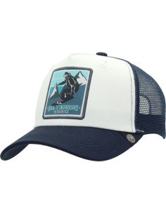 Oportunidad THE INDIAN FACE 66563 Gorra the indian face born to snowboard blanco y azul