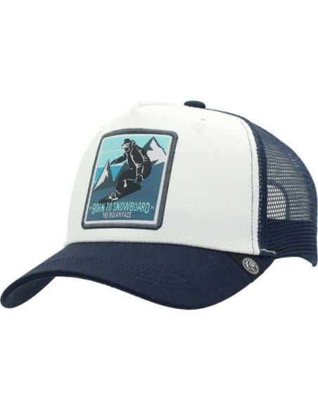 Oportunidad THE INDIAN FACE 66563 Gorra the indian face born to snowboard blanco y azul