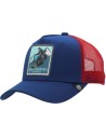 Gorra the indian face born to snowboard azul y rojo