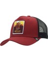 Gorra the indian face born to skate rojo y negro