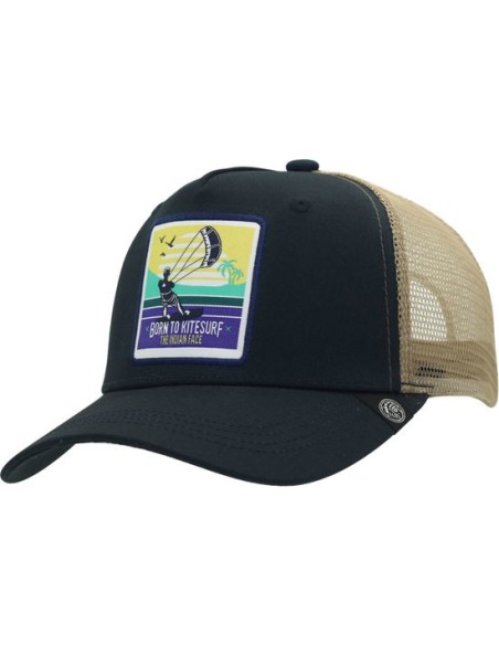 Oferta - THE INDIAN FACE 66574 Gorra the indian face born to kitesurf azul y beige