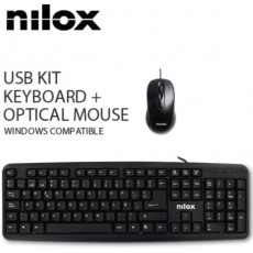 Nilox Kit Teclado + Raton...