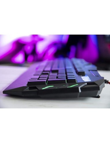 Teclado Gaming Deepgaming Colorkey RGB Coolbox COO-DGTEC01