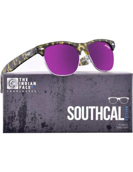 Oportunidad THE INDIAN FACE 62683 Gafas de sol southcal green tortoise - morado