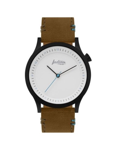 Oferta - THE INDIAN FACE 62728 Reloj scope black and white - pulsera marrÓn