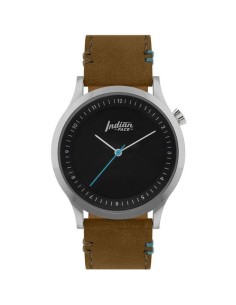 Oferta - THE INDIAN FACE 62734 Reloj scope silver and black - pulsera marrÓn oscuro 2