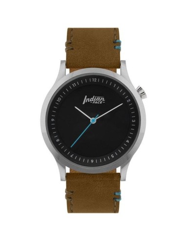 Oferta - THE INDIAN FACE 62734 Reloj scope silver and black - pulsera marrÓn oscuro