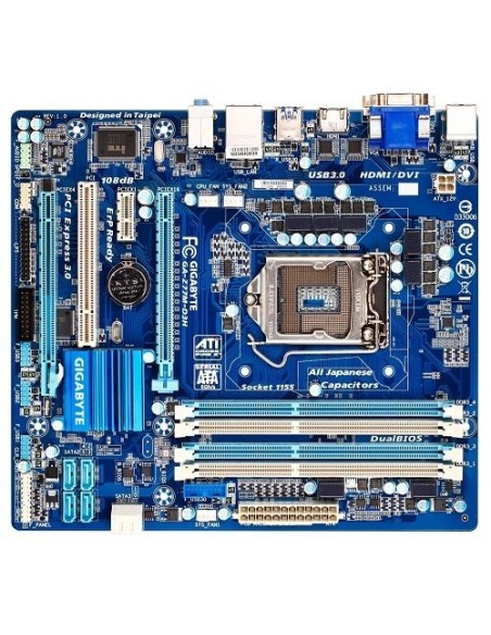 Gigabyte GA- Z77M- D3H - Placa base (Intel Z77 Express, DDR3, S1155): Kiwiku.com: Informática